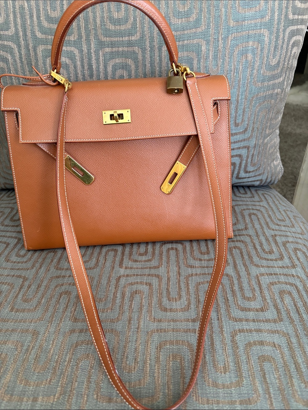Kelly style handbag
